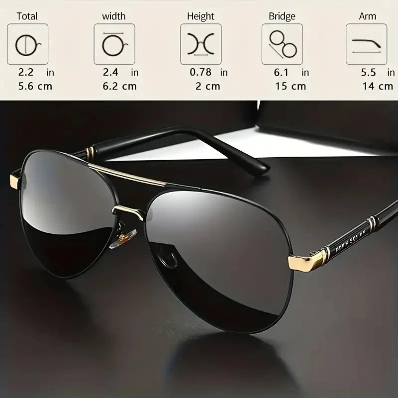 1/2PCS Retro Polarized Sunglas - Designer Sunglasses recension och pris