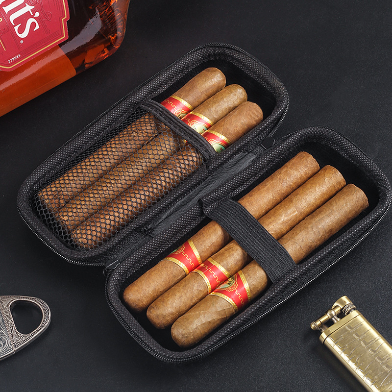 6-Count Portable Cigar Case Li - Premium Cigar Case recension och pris