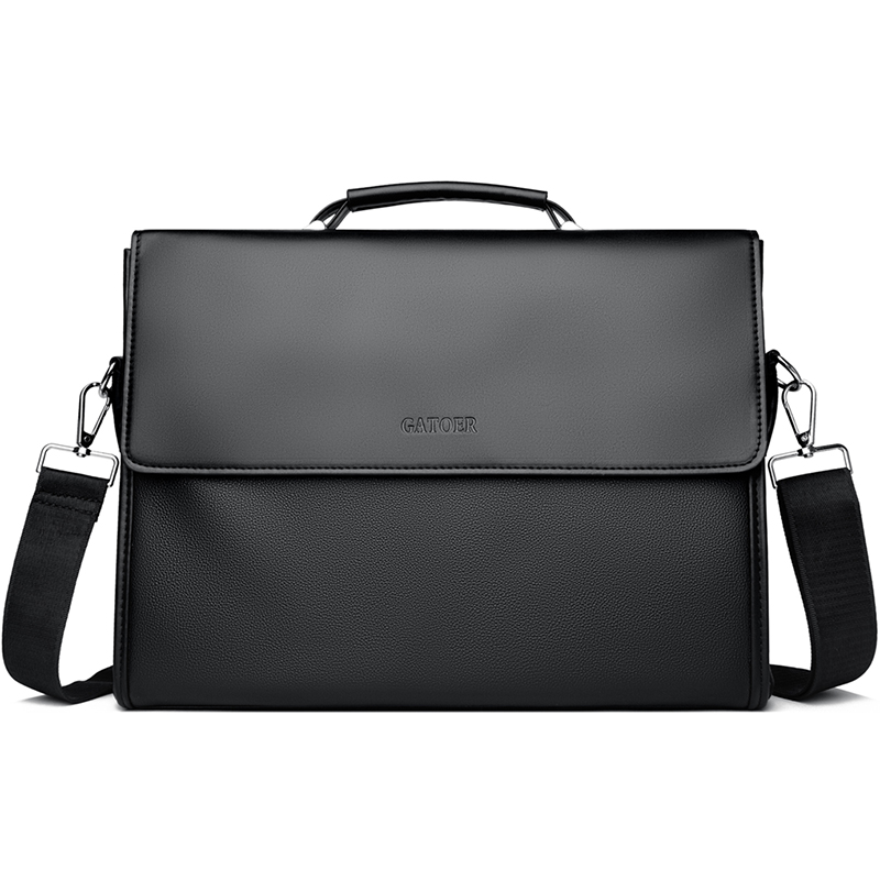 Men's Business Casual Handbag  - Leather Briefcase recension och pris