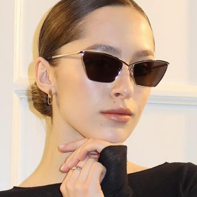 New Metal Cat's Eye Fashion Re - Sunglasses Uv400 recension och pris
