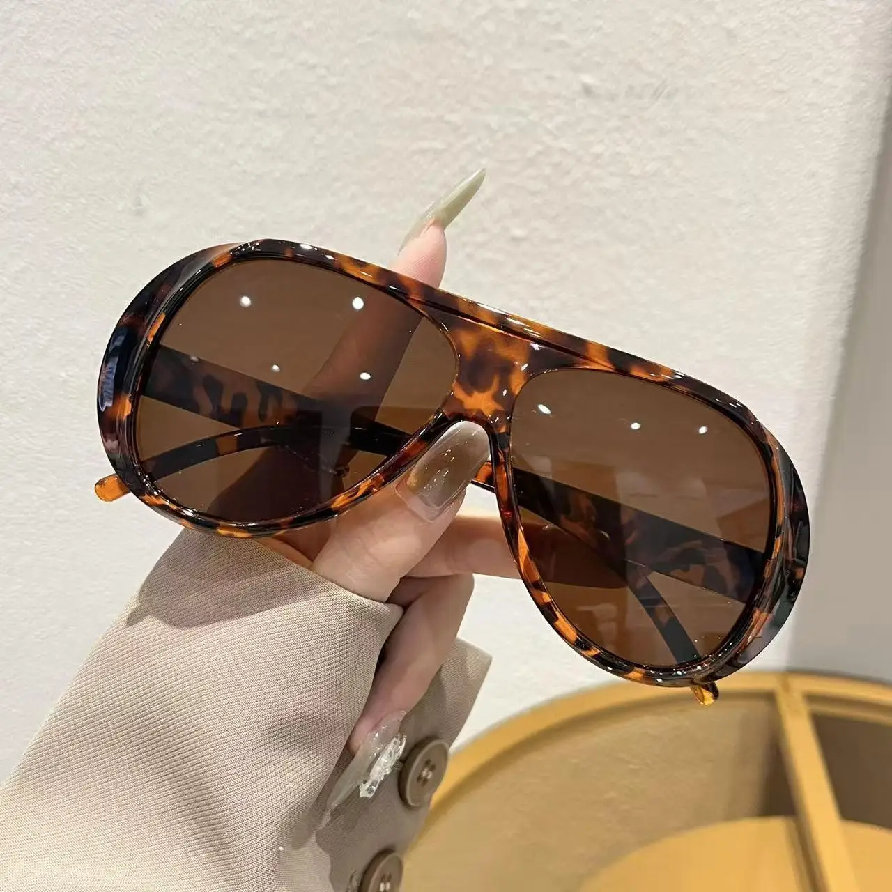 Oversized Sunglasses Women Fas - Sunglasses Uv400 recension och pris