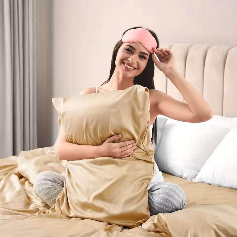 1PC Satin Pillowcase for Hair  - Silk Pillowcase recension och pris