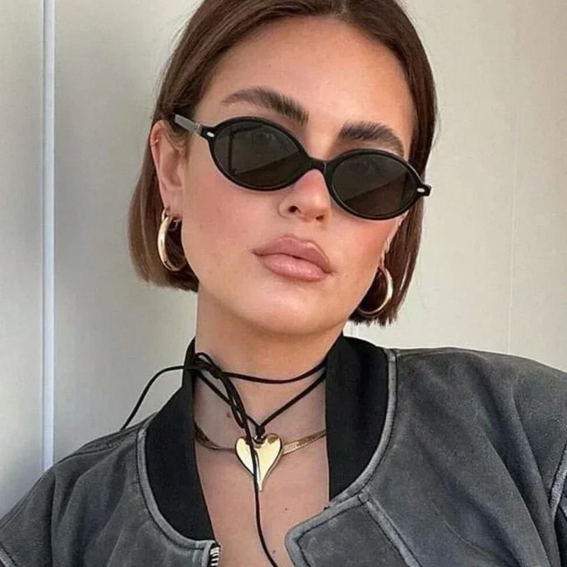 Retro Small Oval Sunglasses Wo - Sunglasses Uv400 recension och pris