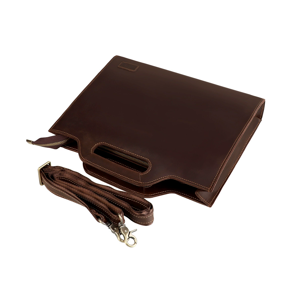 Men's laptop bag, men's should - Leather Briefcase recension och pris