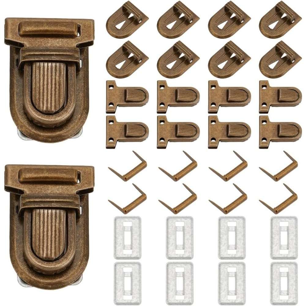 10 Sets Iron Purse Push Locks  - Leather Briefcase recension och pris
